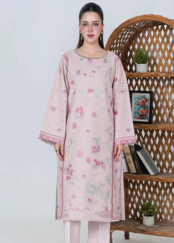 Embroidered 2 Piece Suit (Shirt/Trouser) - Summer Vol 1- 2026 | Neshe Studio